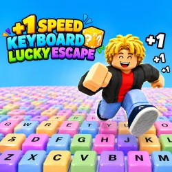 +1 Speed Keyboard Lucky Escape - free online game