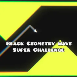 Play Black Geometry Wave: Super Challenge