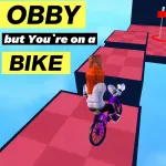 Play Obby but You're on a Bike