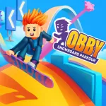 Play Obby Snowboard Race Parkour