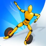 PLay Ragdoll Racing: Extreme Downhill! now!