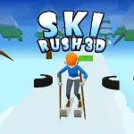 PLay Ski Rush 3D now!