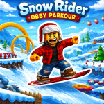 Play Snow Rider Obby Parkour now!