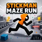 Play Stickman Maze Run