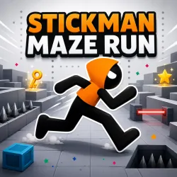 Play Stickman Maze Run