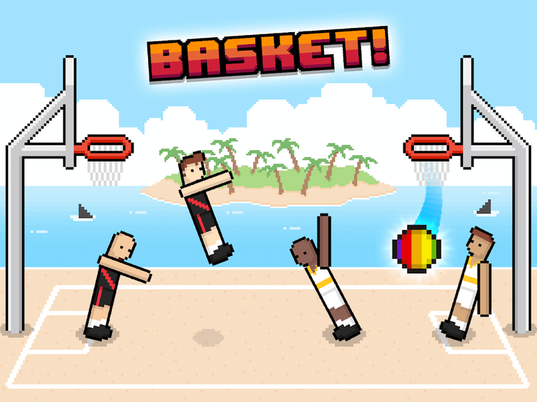 Basketball.io 🕹️ Two Player Games